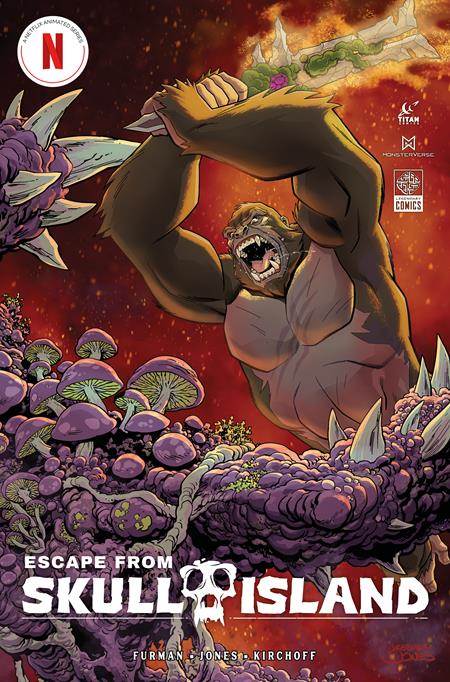 Escape From Skull Island #4 (Of 4) Cvr B Christopher Jones Var