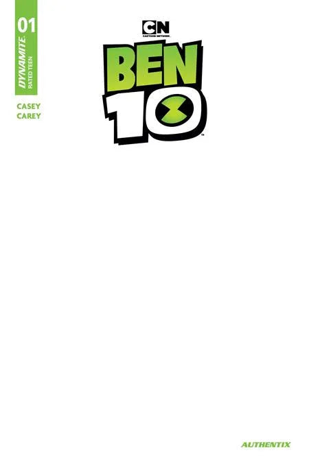 Ben 10 #1 Cvr F Blank Authentix Var ---- 0326DE0577