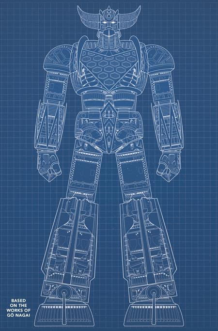 Ufo Robot Grendizer #1 (Of 4) Cvr E Blueprint Denis Bajram & Brice Cossu Var