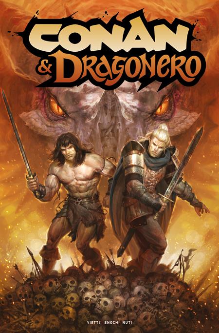 Conan And Dragonero #4 (Of 7) Cvr B Lorenzo Nuti Var (Mr)