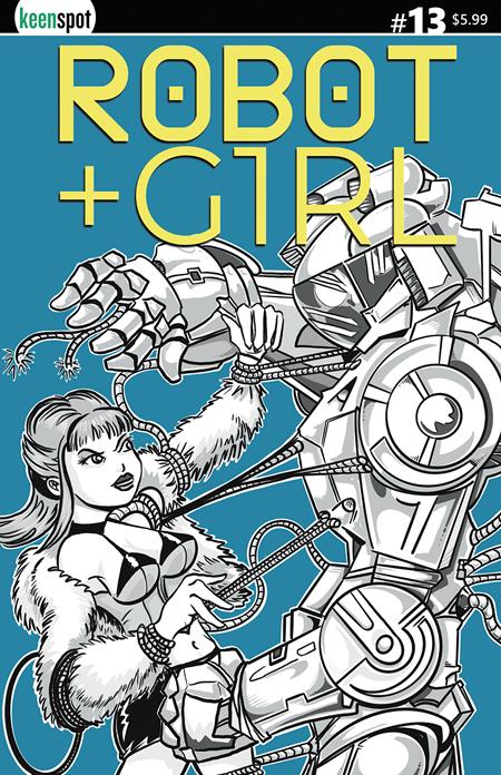 Robot + Girl #13 Cvr C Christopher Whitehead Var