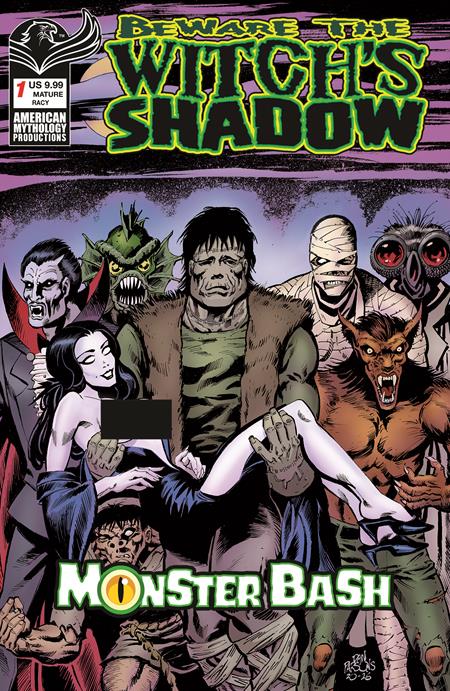 Beware The Witchs Shadow Monster Bash #1 Cvr D Dan Parsons Risque Var (Mr)