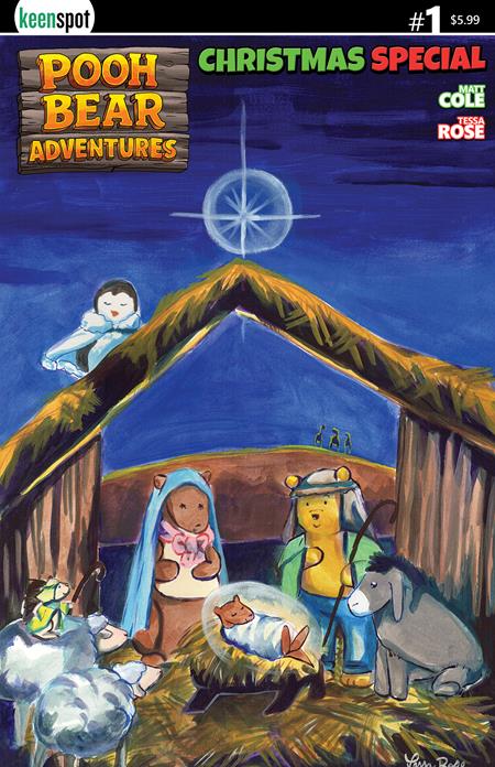 Pooh Bear Adventures Christmas Special #1 (One Shot) Cvr C Tessa Rose The Nativity Var