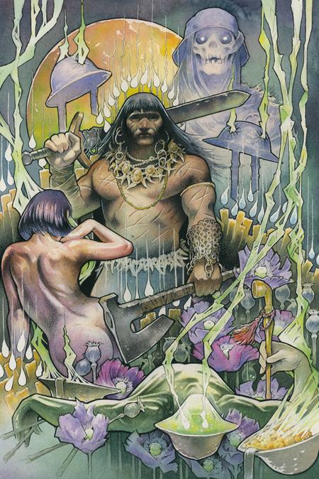 Conan The Barbarian Tides Of The Tyrant King #3 (Of 4) Cvr F John Baizley Virgin Cardstock Var (Mr)