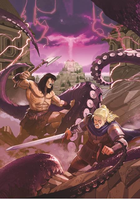 Conan & Dragonero #7 (Of 7) Cvr B Lorenzo Nuti Virgin Cardstock Var (Mr)