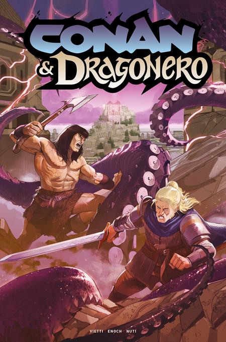 Conan & Dragonero #7 (Of 7) Cvr C Lorenzo Nuti Foil Var (Mr)