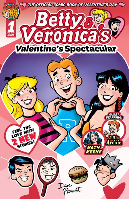 Cover of Betty And Veronicas Valentines Spectacular (One Shot) CVR A Dan Parent, cover art by Dan Parent