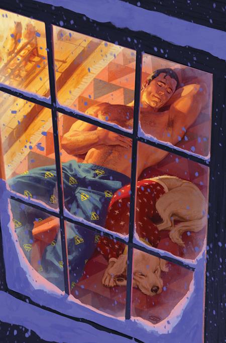 Cover of Superman #46 CVR F David Talaski Sweater Weather Card Stock VAR, cover art by David Talaski