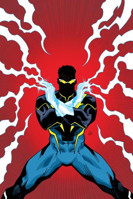 Cover of DC Power Black Lightning 50Th Anniversary Special #1 (One Shot) CVR D Cully Hamner Glow-In-The-Dark VAR, cover art b