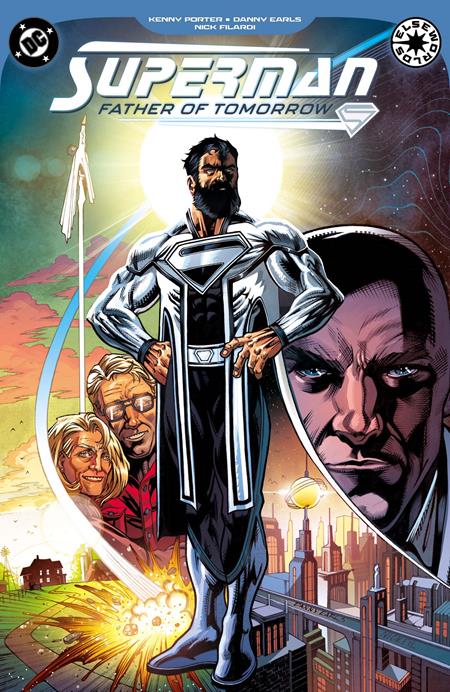 Cover of Superman Father Of Tomorrow HC, cover art by Danny Earls