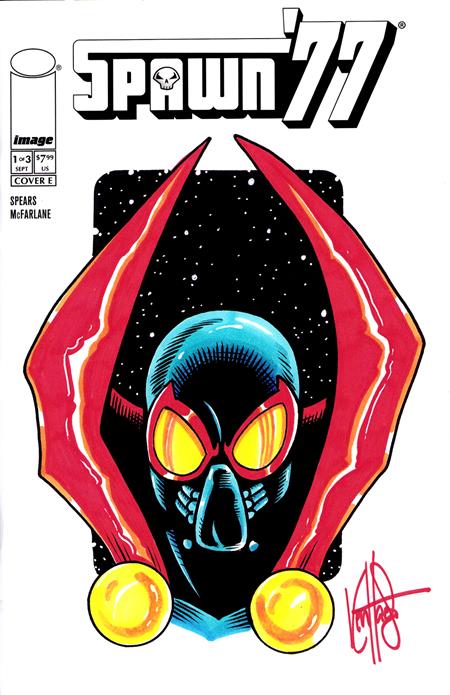 Cover of Df Spawn 77 #1 Blank Variant Signed And Remarked By Ken Haeser, cover art by Ken Haeser