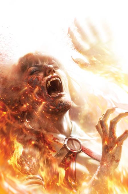 Cover of Vampirella Paradise #3 CVR E Francesco Mattina Metal Premium VAR, cover art by Francesco Mattina
