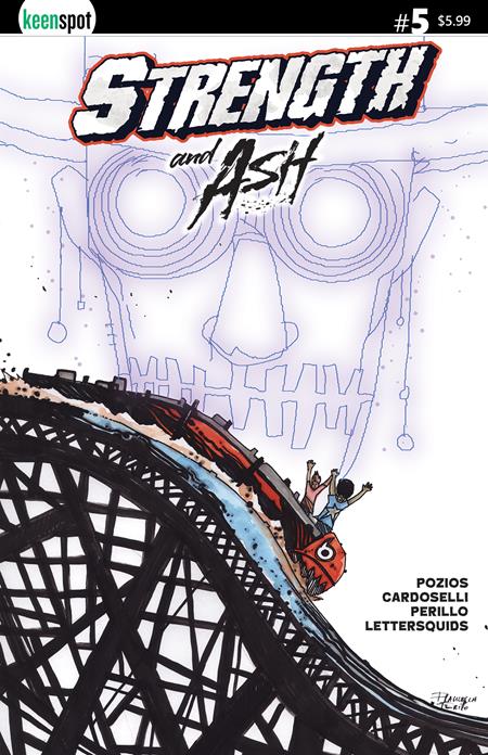 Cover of Strength & Ash #5 CVR C Stefano Cardoselli Francesca Perillo Rollercoaster Baby VAR, cover art by Stefano Cardoselli