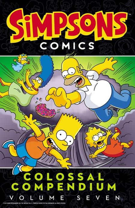 Cover of Simpsons Comics Colossal Compendium TP Vol 07, cover art by Matt Groening