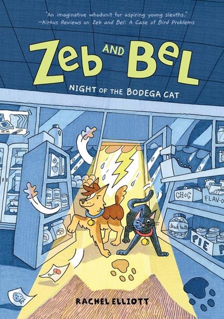 Cover of Zeb And Bel Night Of The Bodega Cat TP, cover art by Rachel Elliott