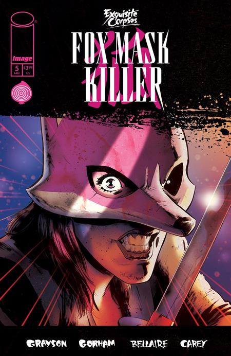 Cover of Exquisite Corpses Fox Mask Killer #5 (Of 5) CVR A Adam Gorham (MR), cover art by Adam Gorham