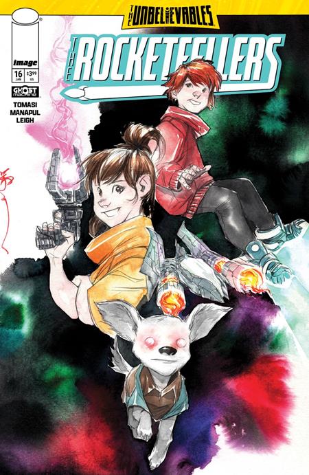 Cover of Rocketfellers #16 CVR B Dustin Nguyen VAR, cover art by Dustin Nguyen