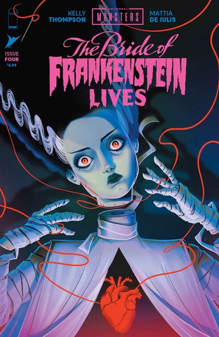 Cover of Universal Monsters The Bride Of Frankenstein Lives #4 (Of 4) CVR B Sweeney Boo VAR, cover art by Sweeney Boo