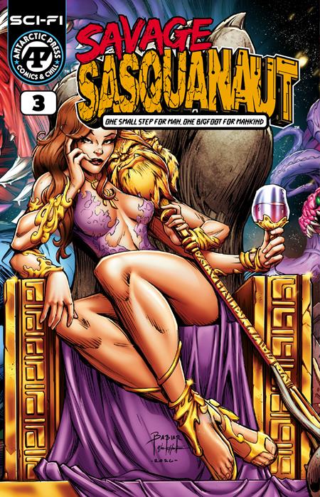 Cover of Savage Sasquanaut #3 CVR A Craig Babiar, cover art by Craig Babiar