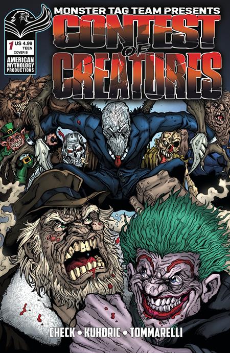 Cover of Contest Of Creatures #1 CVR B Puis Calzada VAR (MR), cover art by Puis Calzada