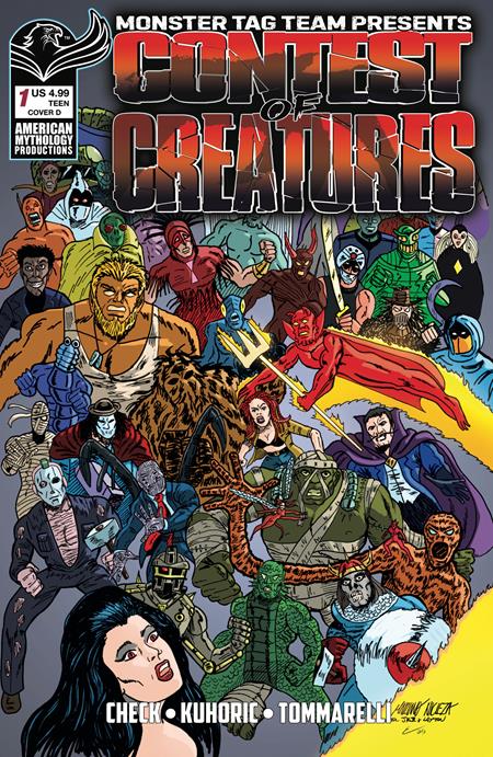 Cover of Contest Of Creatures #1 CVR D Mariano Nicieza Homage VAR (MR), cover art by Mariano Nicieza