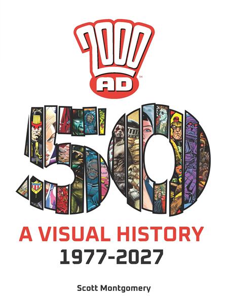 Cover of 2000 Ad A Visual History 1977-2027 HC 50Th Anniversary Celebration, cover art by Various
