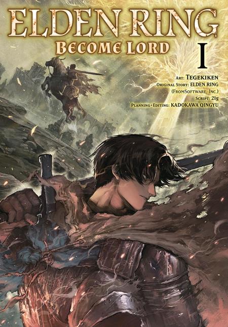 Cover of Elden Ring Become Lord TP Vol 01, cover art by Tegekiken