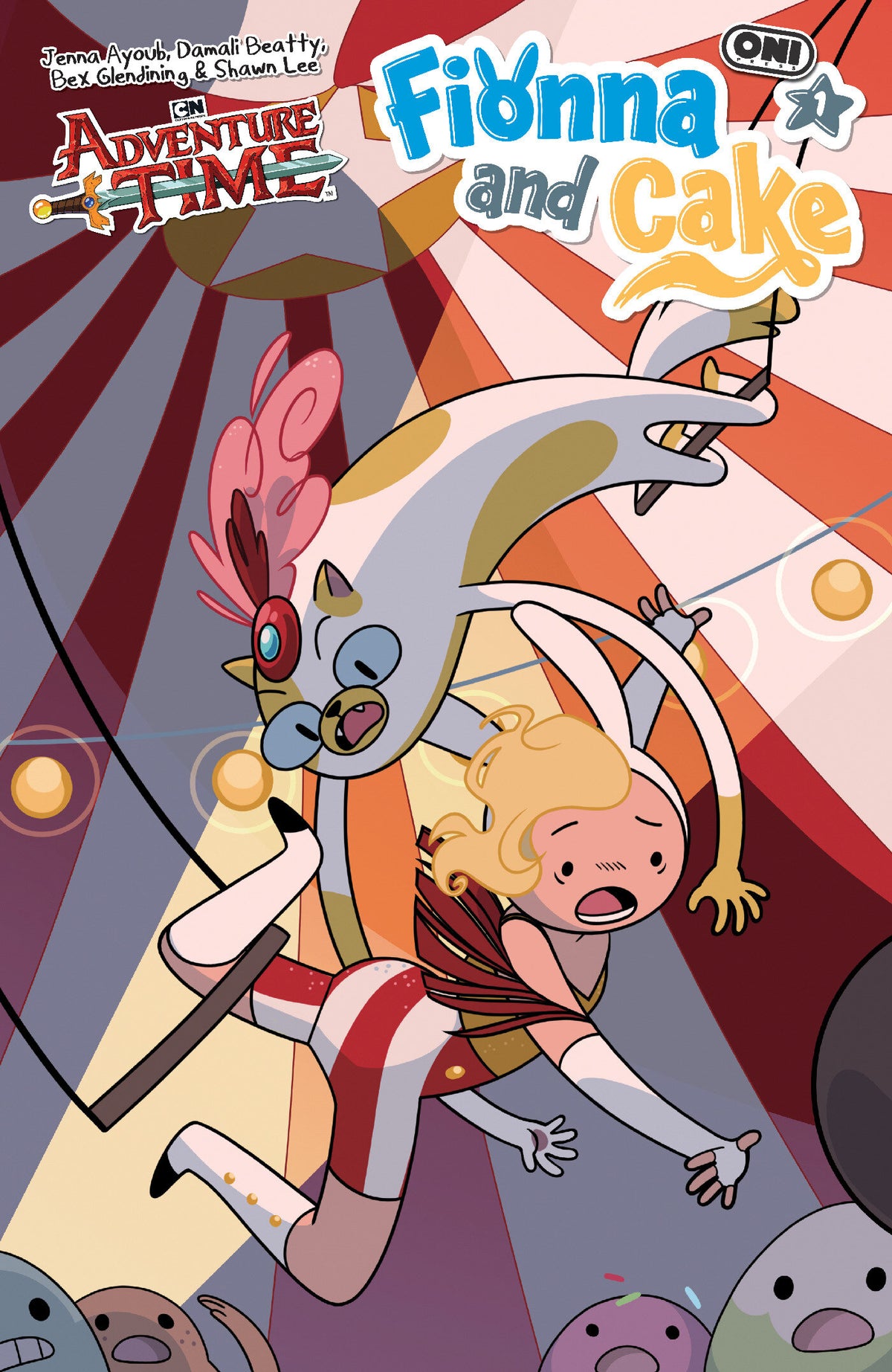 Cover of Adventure Time Fionna & Cake #1 Cover A Jenna Ayoub, cover art by Jenna Ayoub