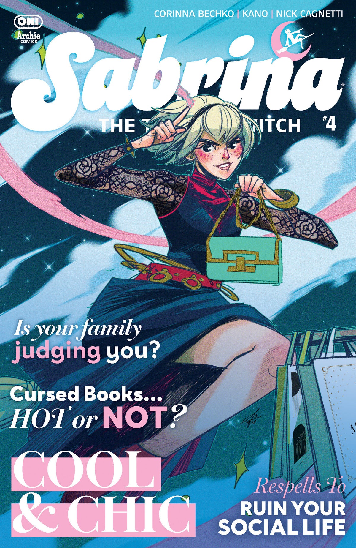Cover of Sabrina the Teenage Witch #4 Cover B Eleonora Carlini Var, cover art by Eleonora Carlini