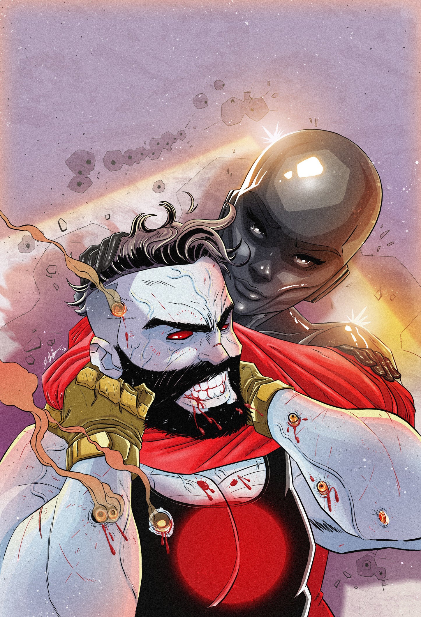 Valiant Beyond: Bloodshot #7--Toy Soldiers #1 Variant C (Griffin Full Art)