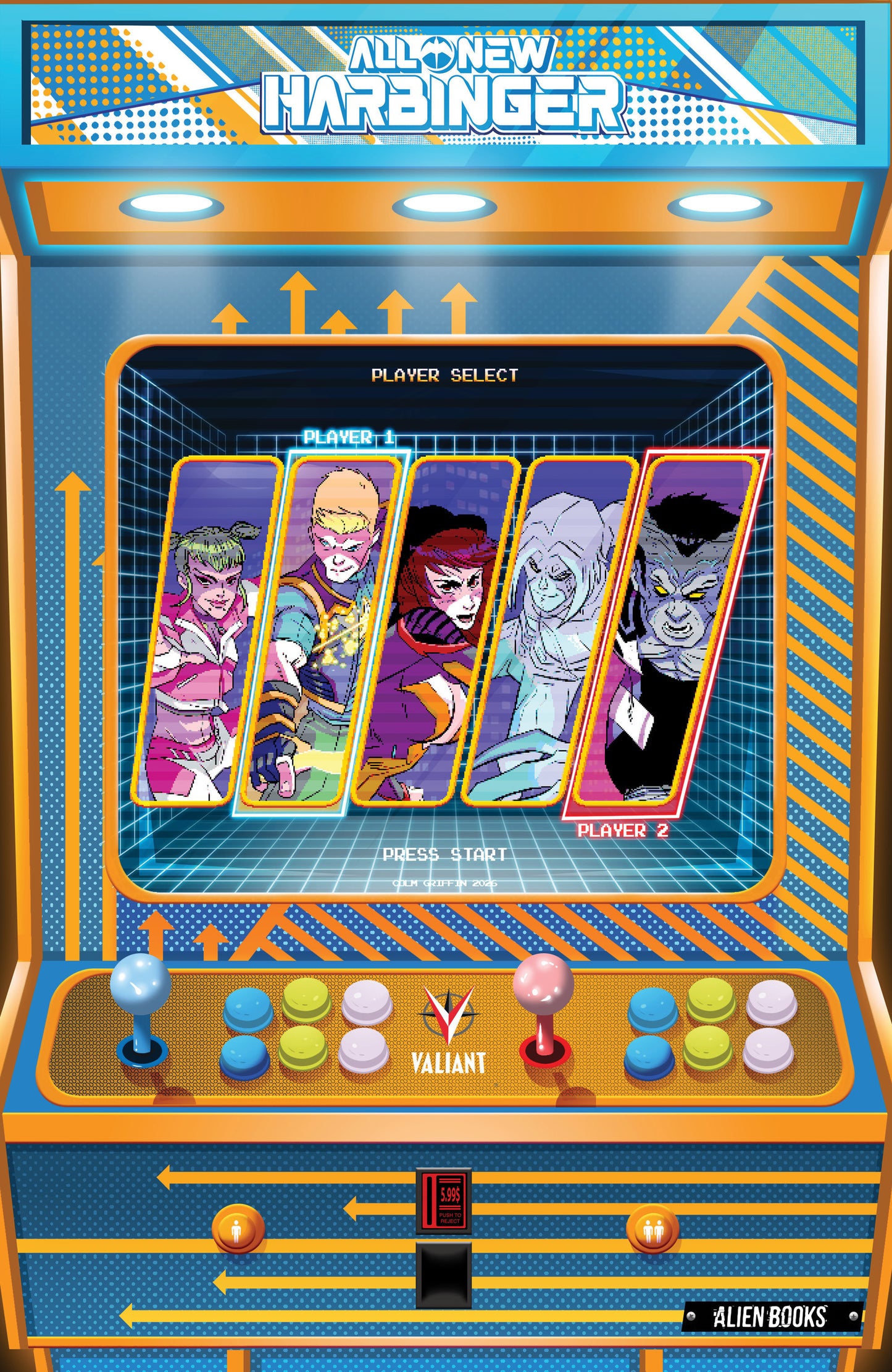 Valiant Beyond: All-New Harbinger Finale--The Wedding Variant B (Griffin Full Art Arcade Variant)