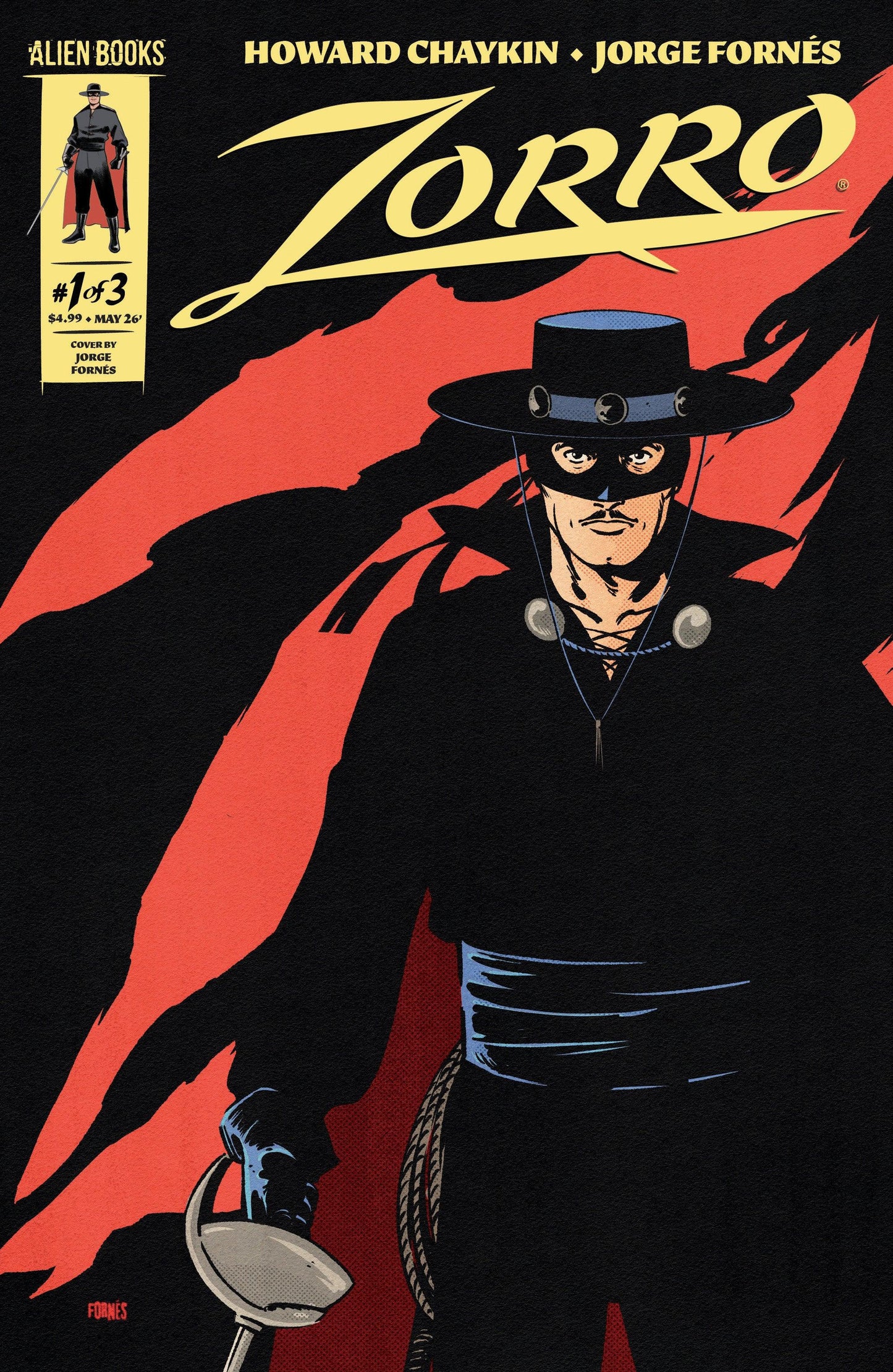 Zorro #1 Cover A (Fornés) ---- 73238818464400111