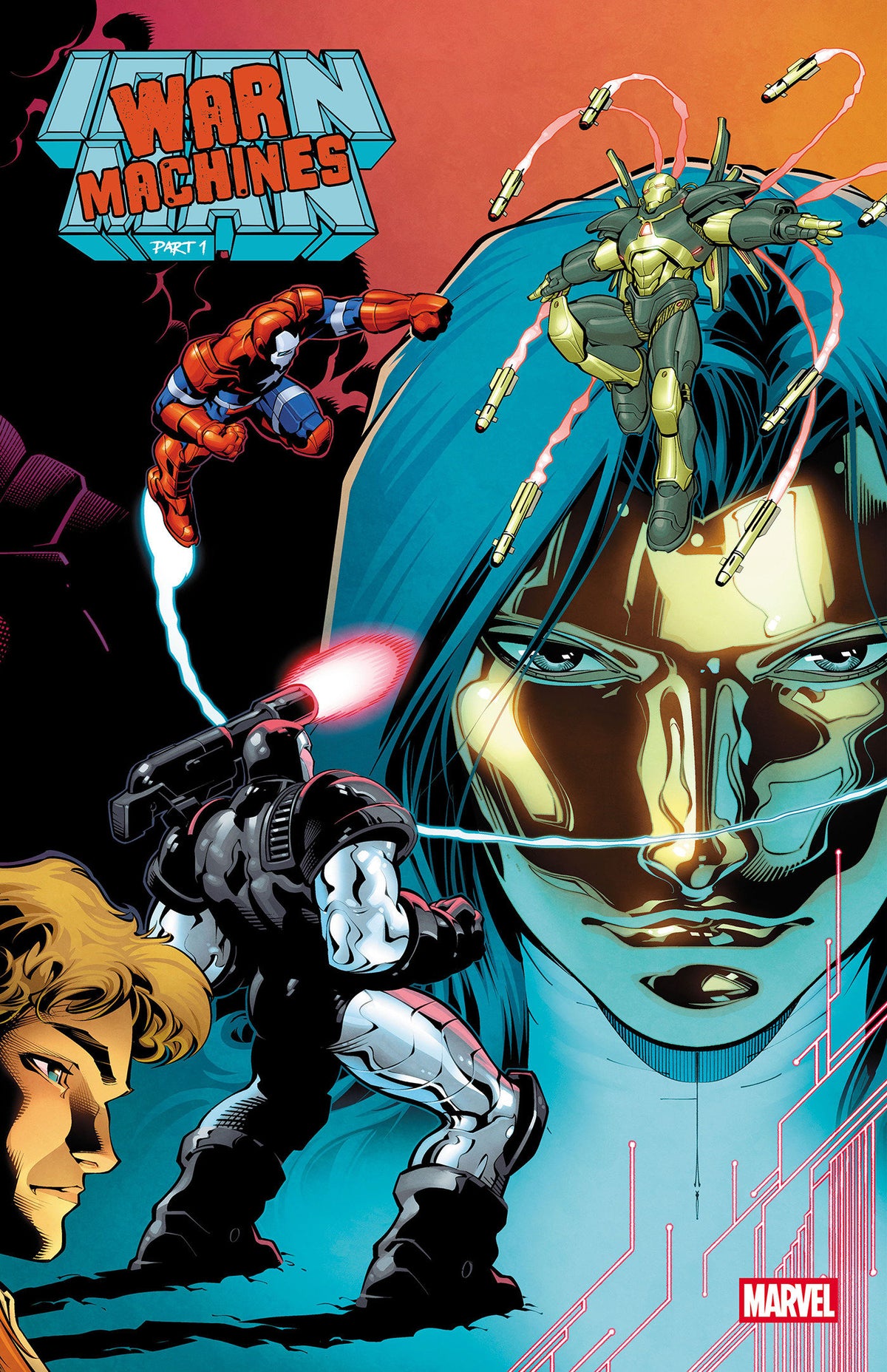 IRON MAN #13 COVER B GLEB MELNIKOV CONNECTING VARIANT