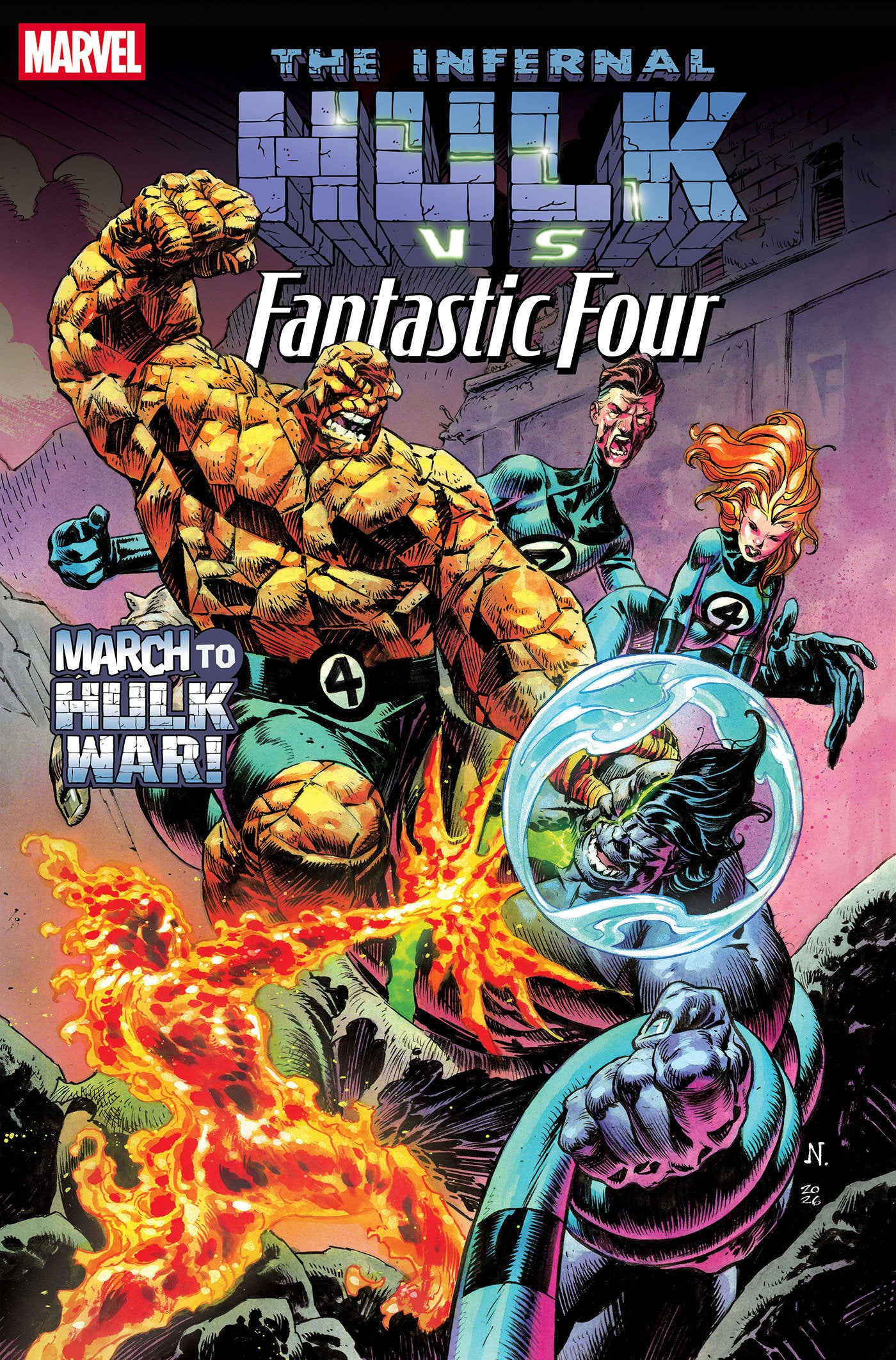 Infernal Hulk Vs. Fantastic Four #1
