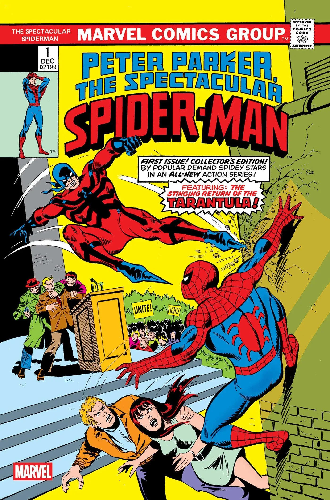 PETER PARKER, THE SPECTACULAR SPIDER-MAN #1 FACSIMILE EDITION ---- 75960621616100111