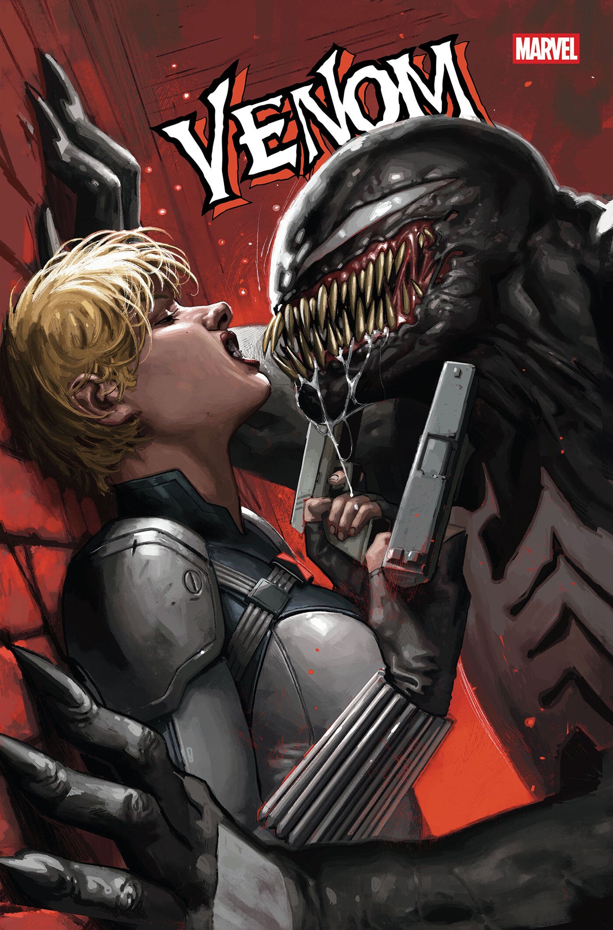 Cover of VENOM #4 COVER A, cover art by Davide Paratore
