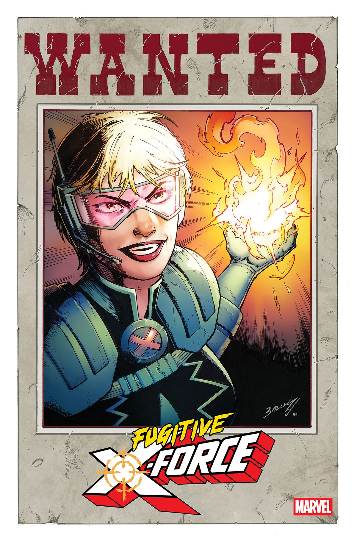 FUGITIVE X-FORCE #1 COVER B MARK BAGLEY WANTED VARIANT