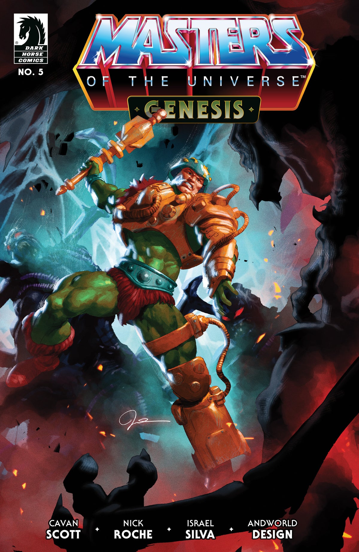 Cover of Masters of the Universe: Genesis #5 (CVR B) (Gerald Parel), cover art by Gerald Parel
