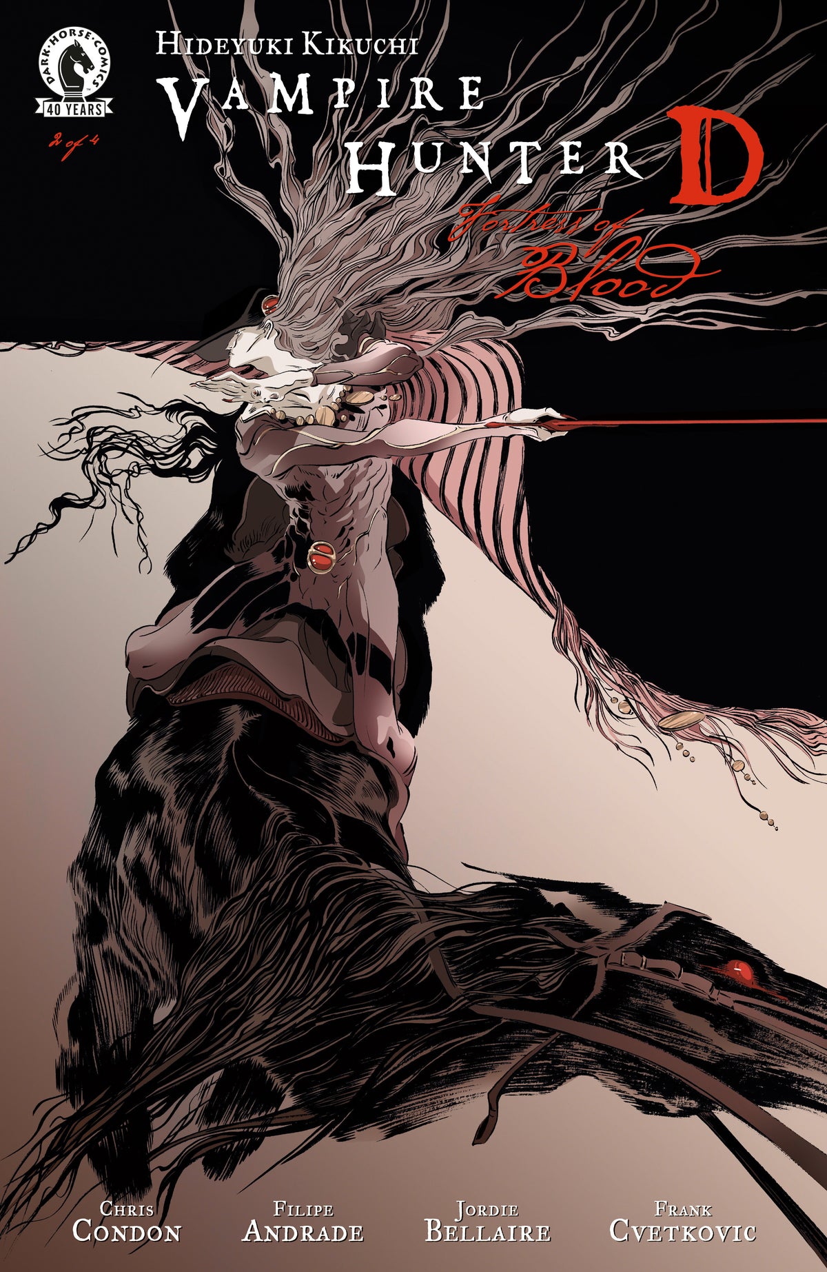 Cover of Vampire Hunter D: Fortress of Blood #2 (CVR B) (Emma Rios), cover art by Emma Rios