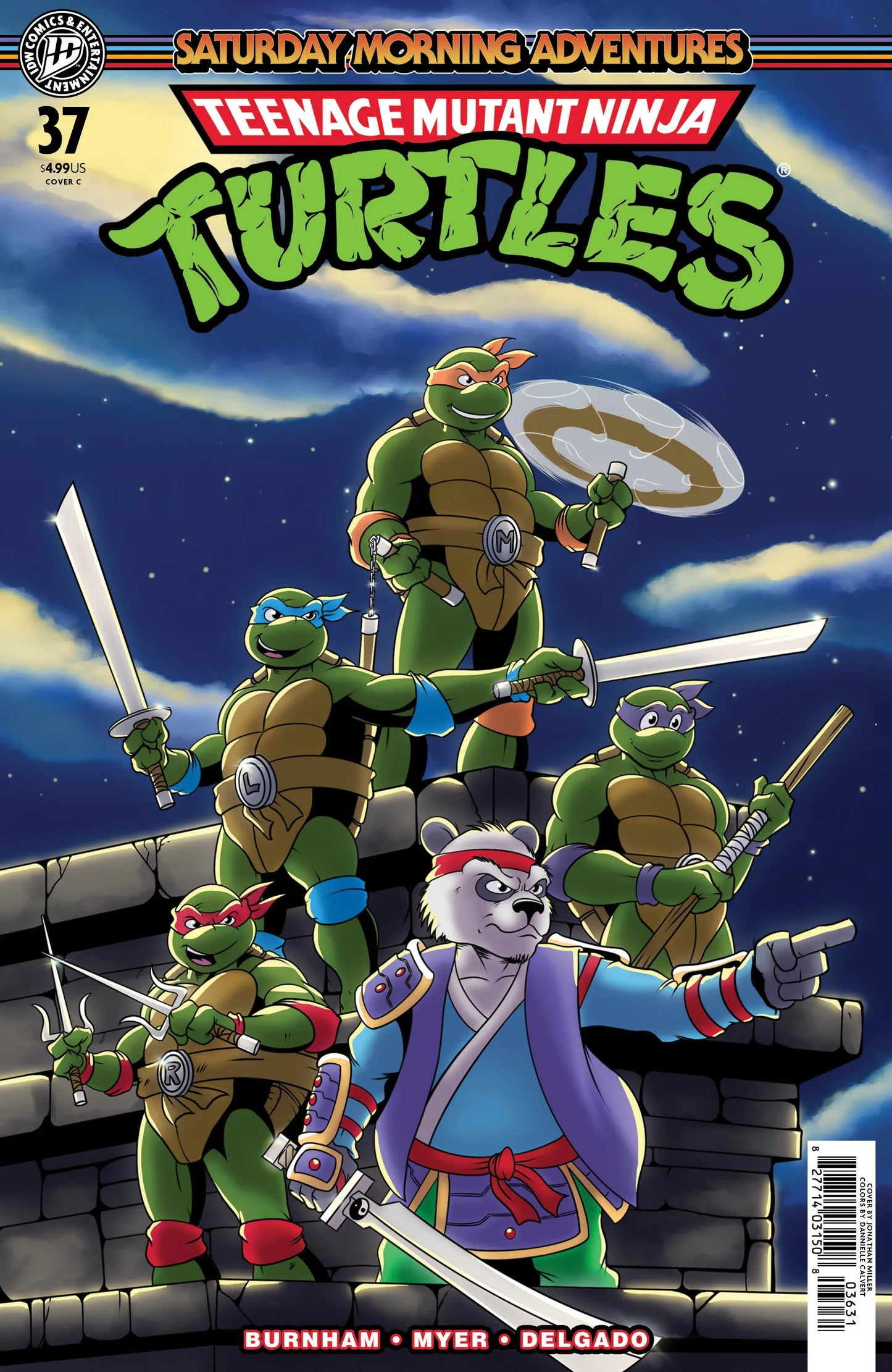 Teenage Mutant Ninja Turtles: Saturday Morning Adventures #37 Variant C (Miller) ---- 82771403150803731
