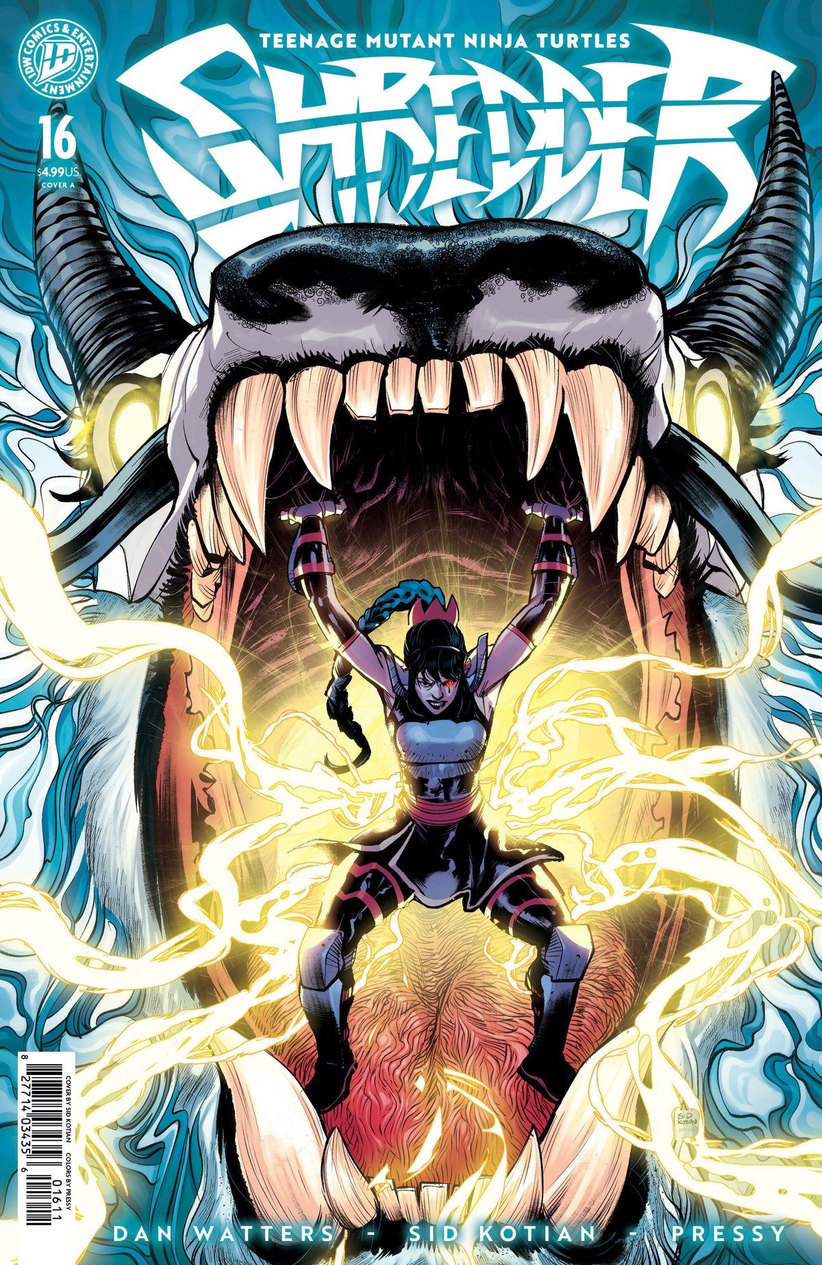 Cover of Teenage Mutant Ninja Turtles: Shredder #16 Cover A (Kotian), cover art by Sid Kotian