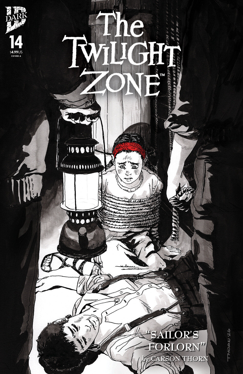 Cover of The Twilight Zone #14 Cover A (Thorn), cover art by Carson Thorn