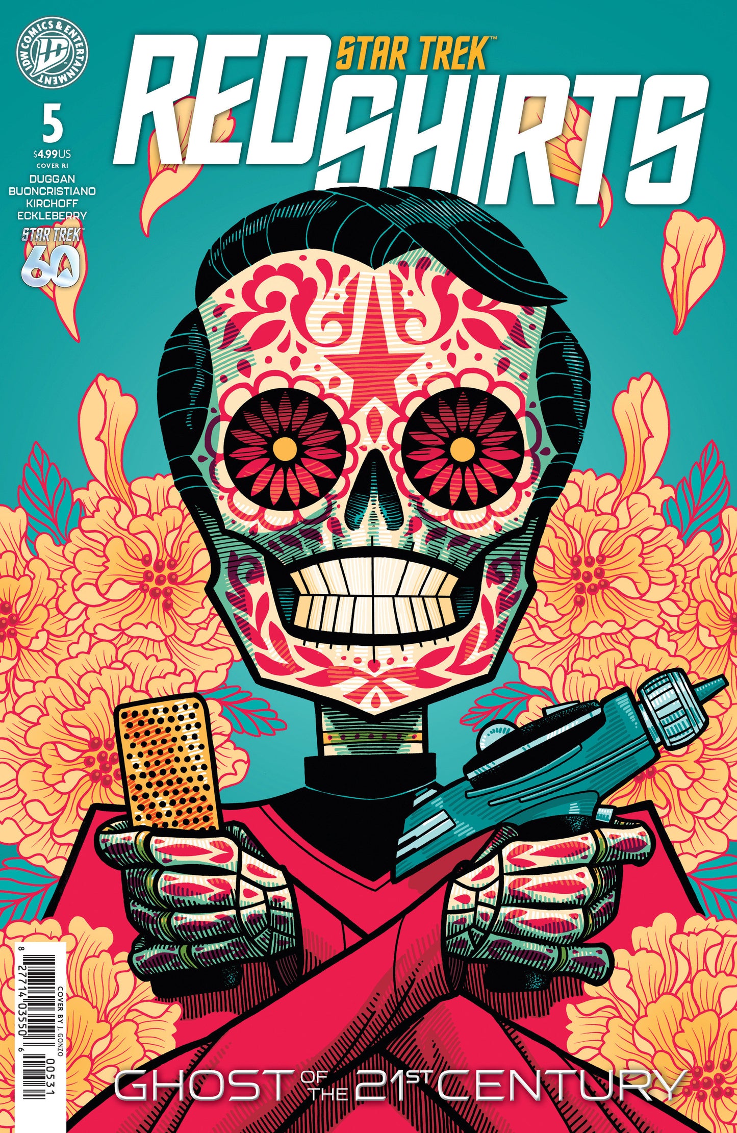 Star Trek: Red Shirts--Ghost of the 21st Century #5 Variant RI (10) (J. Gonzo)