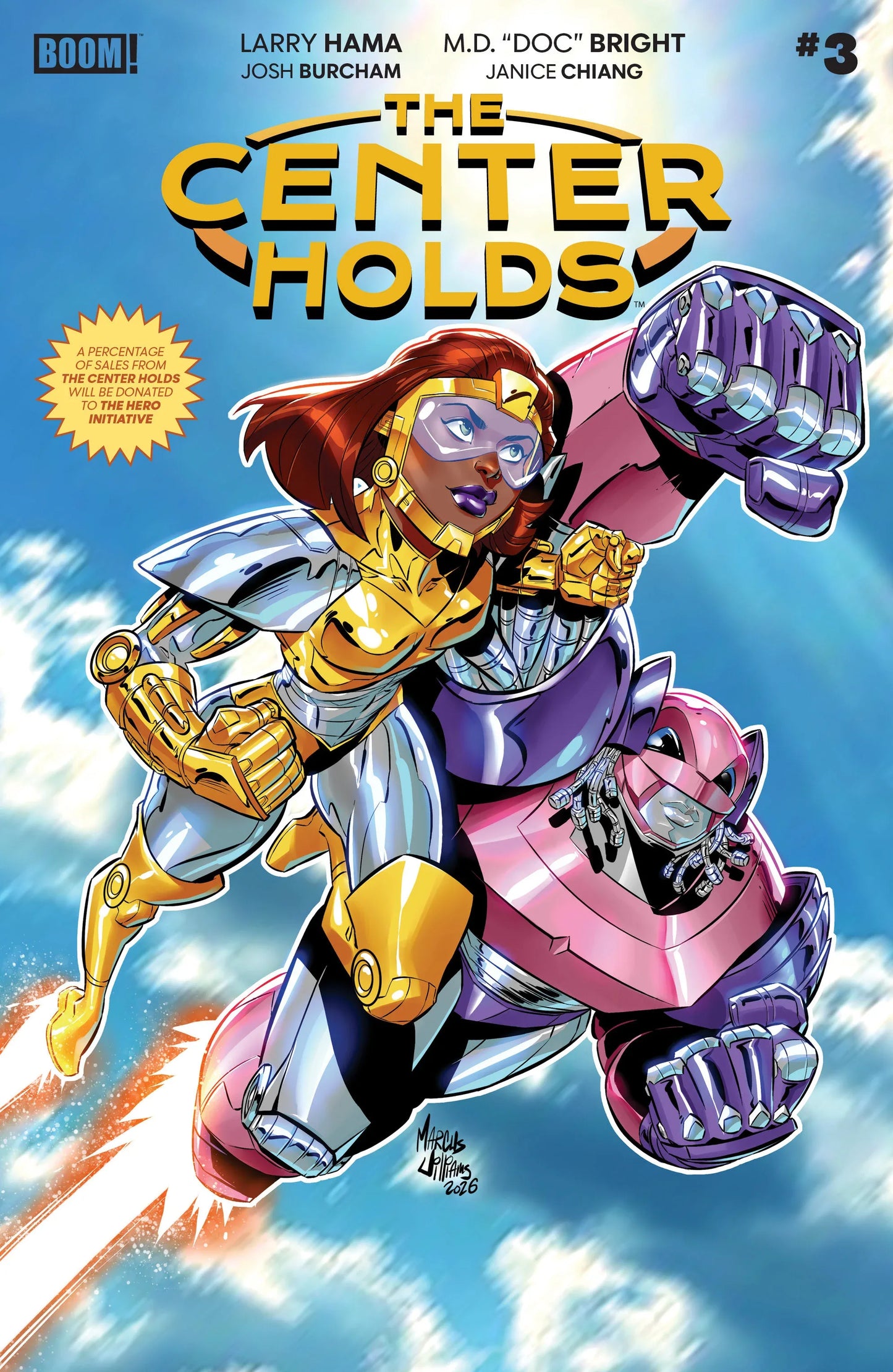 The Center Holds #3 B Variant (Dressed, Williams) ---- 84428401318503021