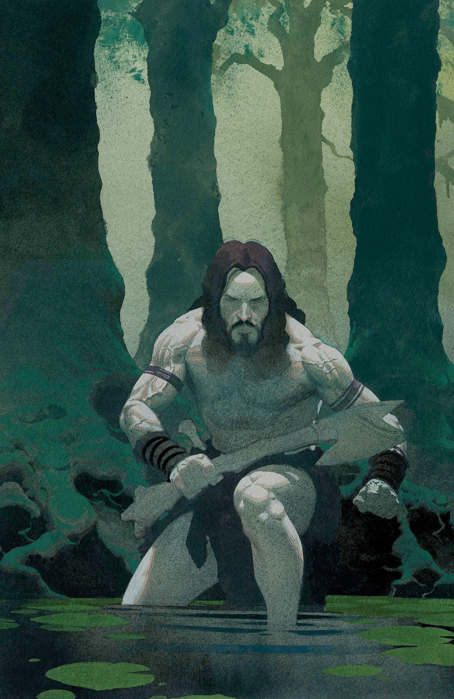BRZRKR: Light Draws Breath #1 J Unlimited Variant (Full Art, Ribic) ---- 84428401331401101