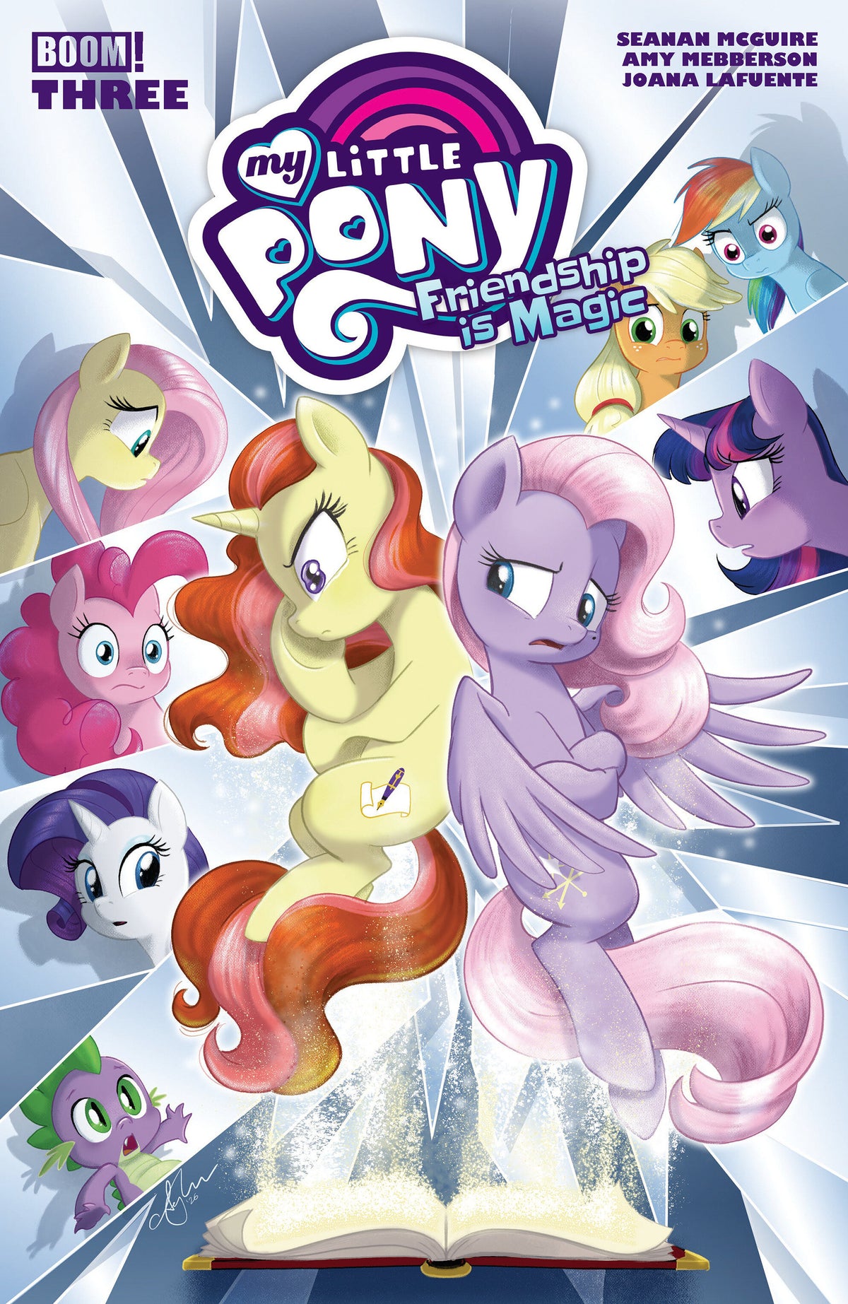 Cover of My Little Pony: Friendship is Magic (2026) #3 A Main (Dressed, Mebberson), cover art by Amy Mebberson