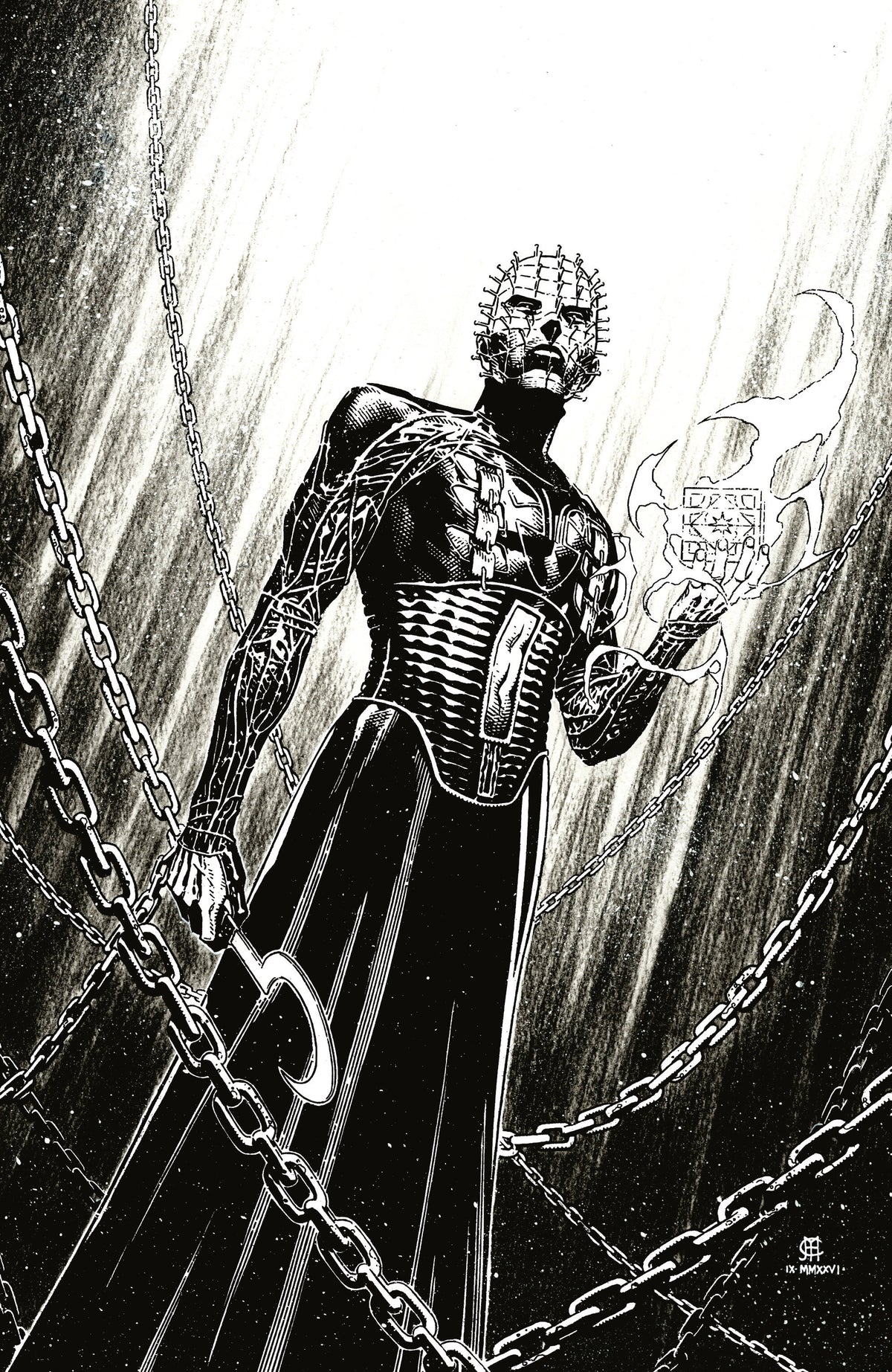 Cover of Hellraiser: Hellbound Hearts #1 J Unlimited Variant (Full Art, Cheung), cover art by Jim Cheung