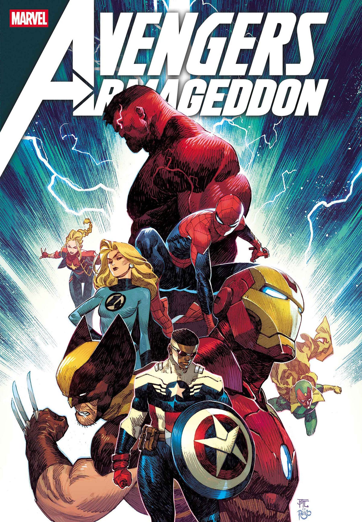 Cover of Avengers: Armageddon, cover art by Dike Ruan