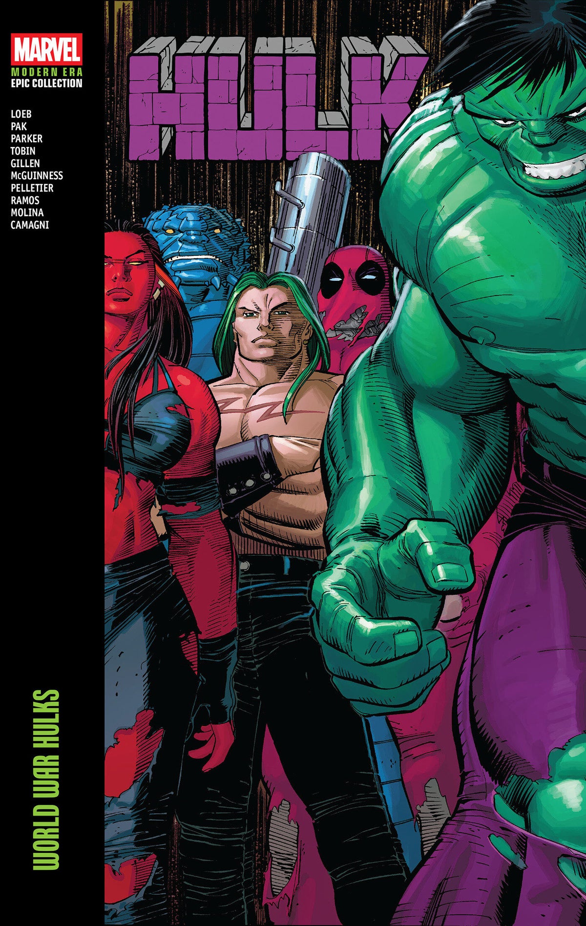 Cover of Hulk Modern Era Epic Collection: World War Hulks, cover art by John Romita Jr.