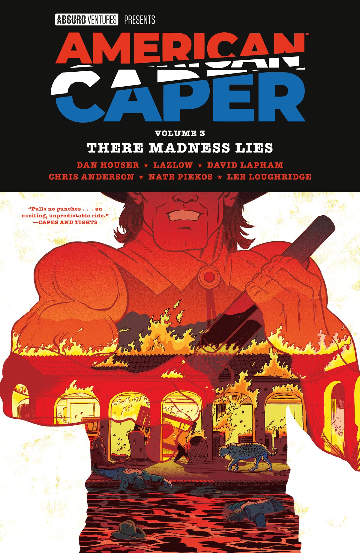 Cover of American Caper Volume 3: There Madness Lies